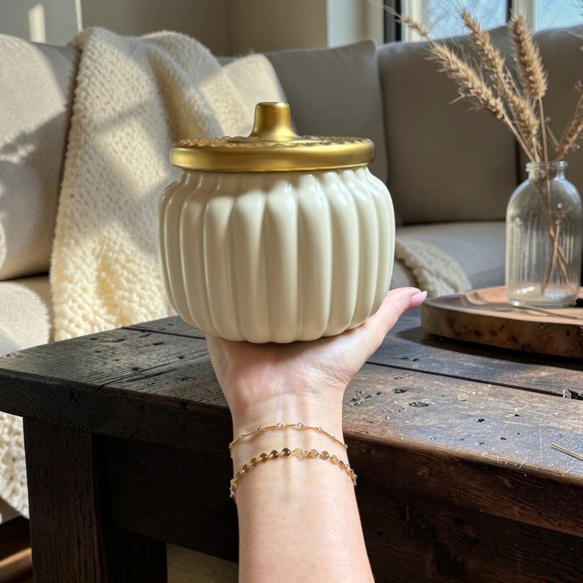 CERAMIC PUMPKIN